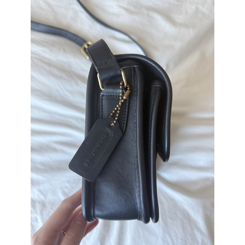 Vintage Coach Compartment Bag Black No. 9850 - Picture 3 of 15